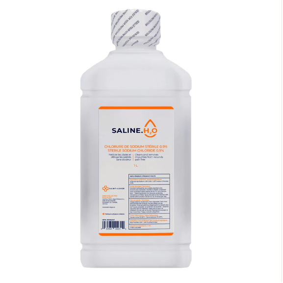 Solution eau saline 0.9% - Trousses de Premiers Soins GM