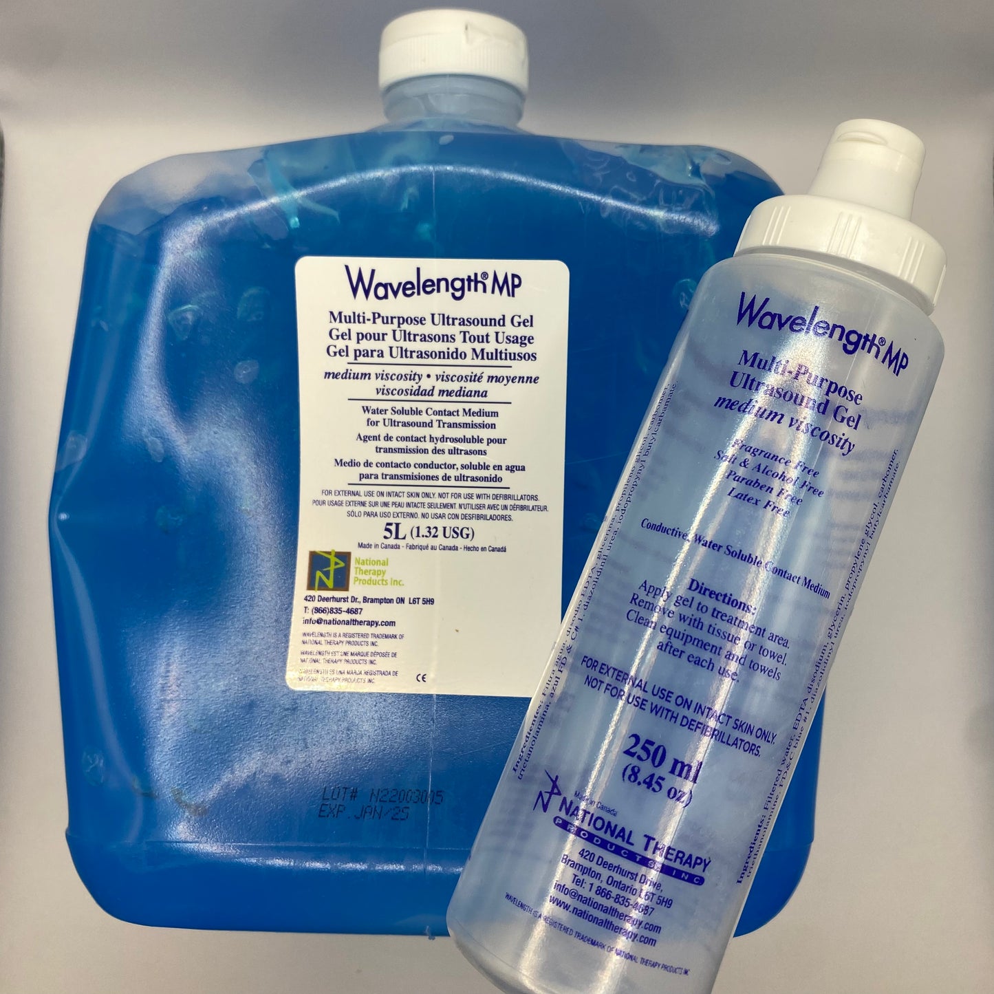 Gel ultrason Wavelength 5L - Trousses de Premiers Soins GM