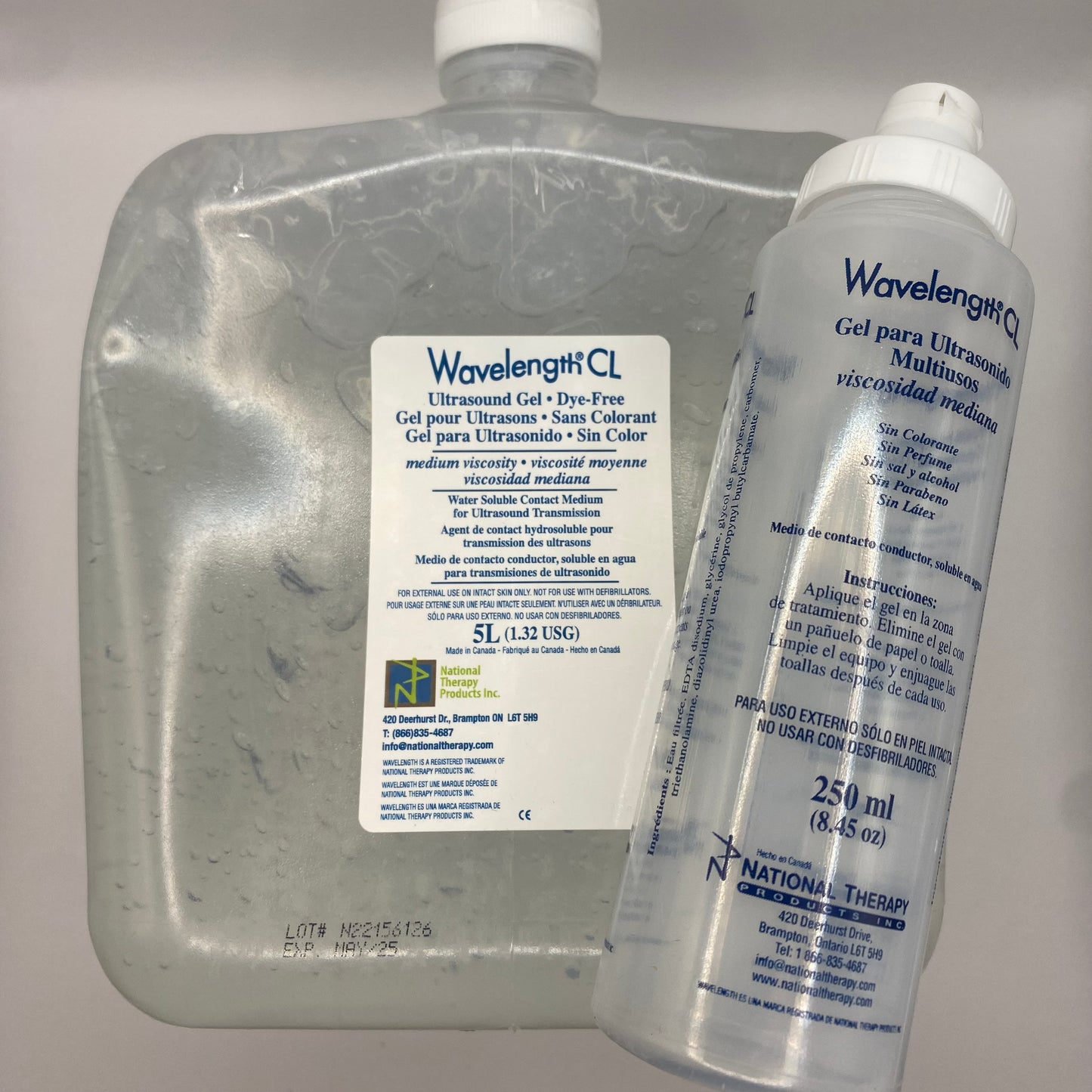 Gel ultrason Wavelength 5L - Trousses de Premiers Soins GM