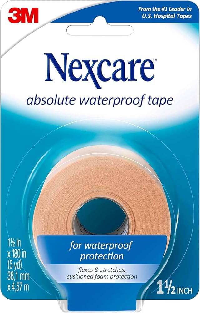 Ruban ADH. imperméable 1'' x 5 verges NEXCARE - Trousses de Premiers Soins GM