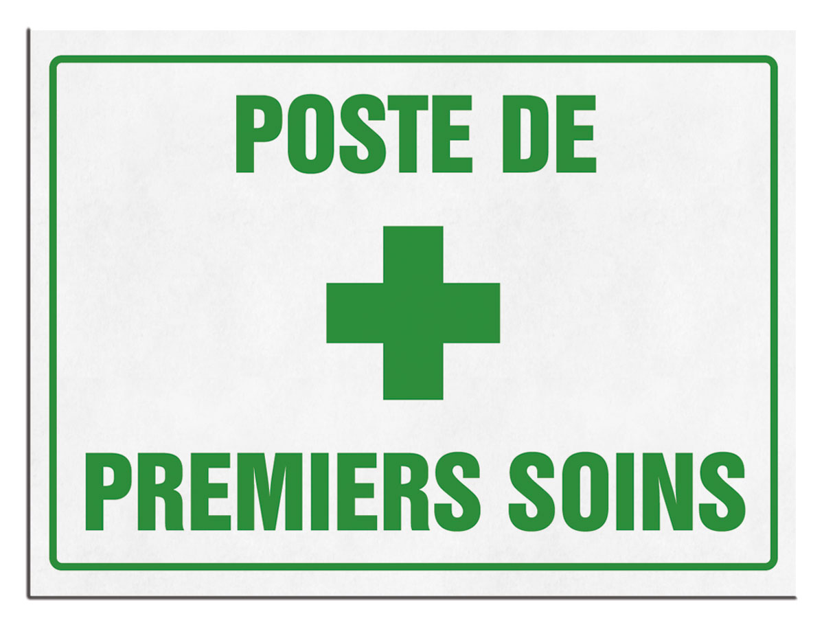 Affiche "Poste de premiers soins" - Trousses de Premiers Soins GM