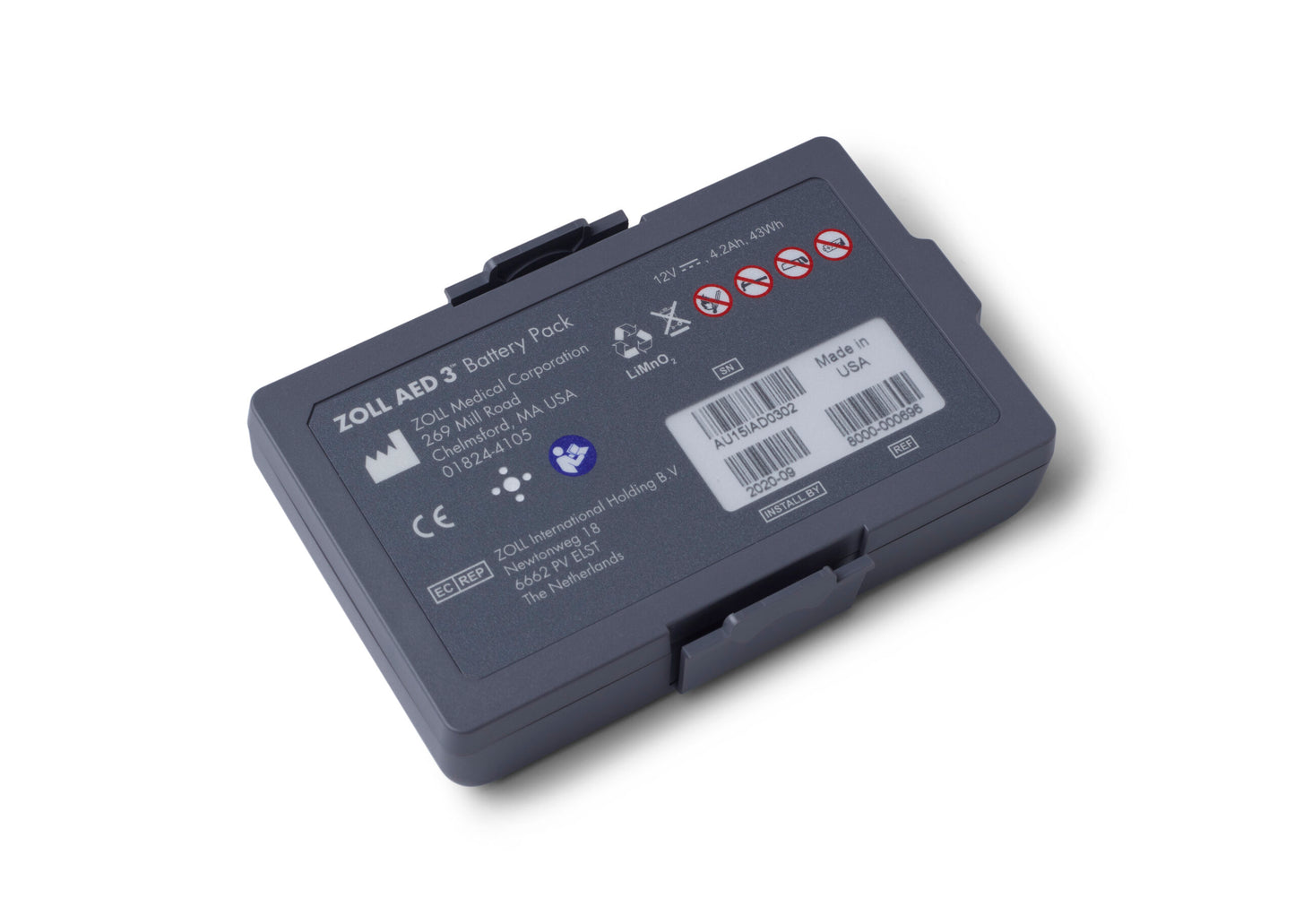 Batterie pour Zoll AED 3 - Trousses de Premiers Soins GM
