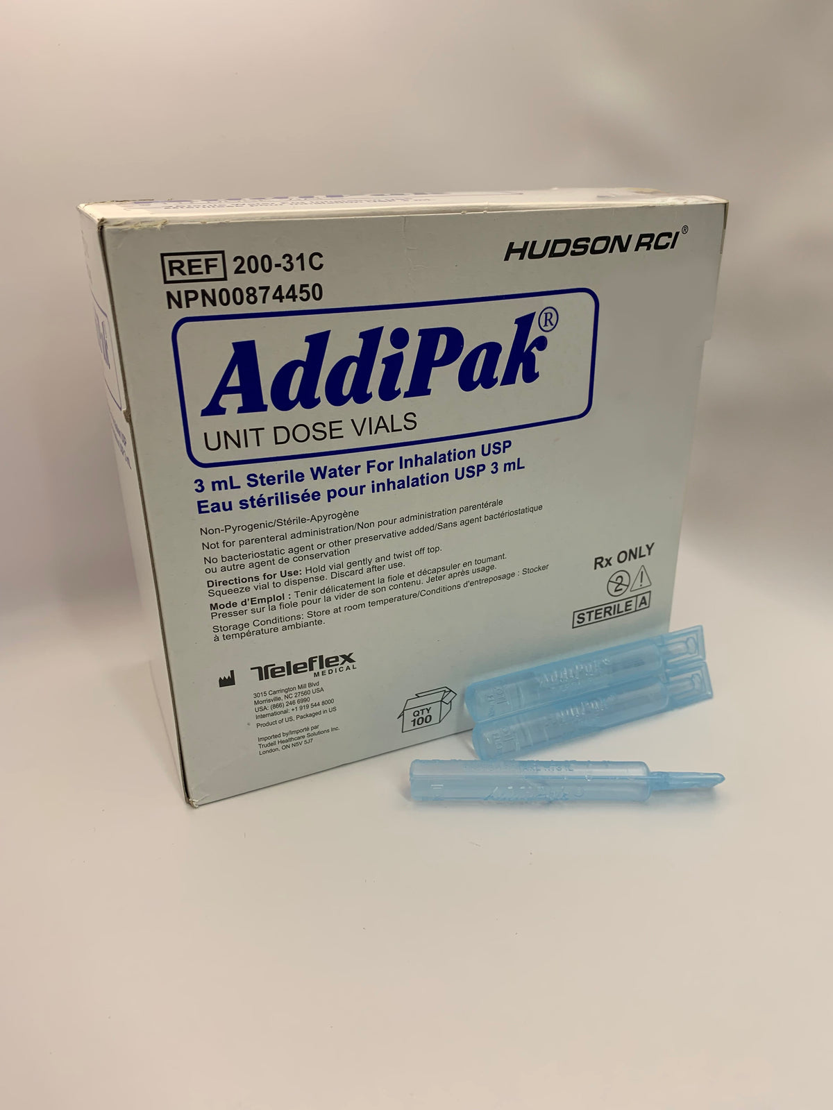Addipak Rgp Contacts Addipak Stérile Saline Solution 0.9% NaCl | Inhalation Therapy ...