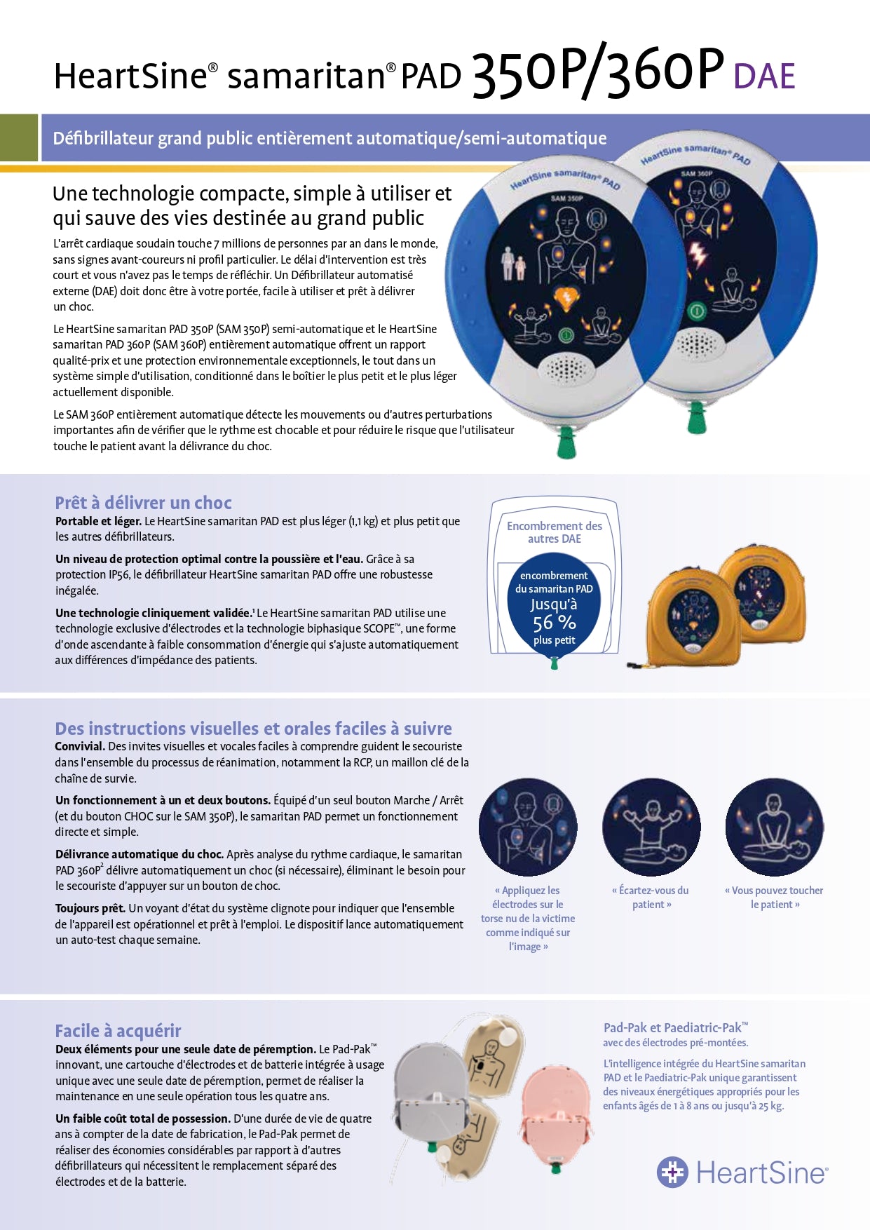 HeartSine Samaritan 350P Defibrillator