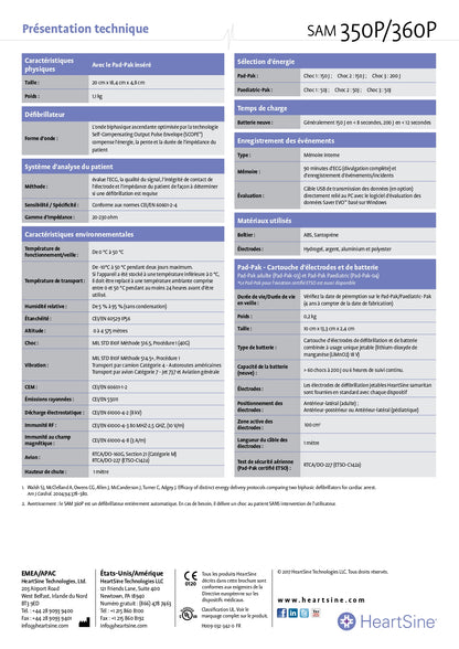 HeartSine Samaritan 350P Defibrillator