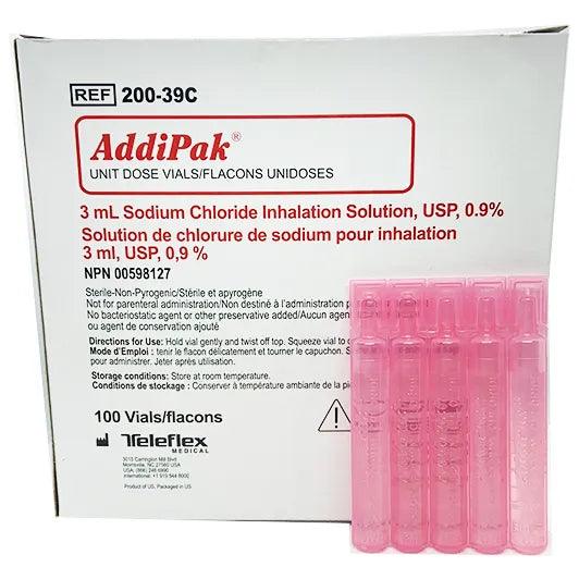 Addipak Rgp Contacts Addipak Stérile Saline Solution 0.9% NaCl | Inhalation Therapy ...